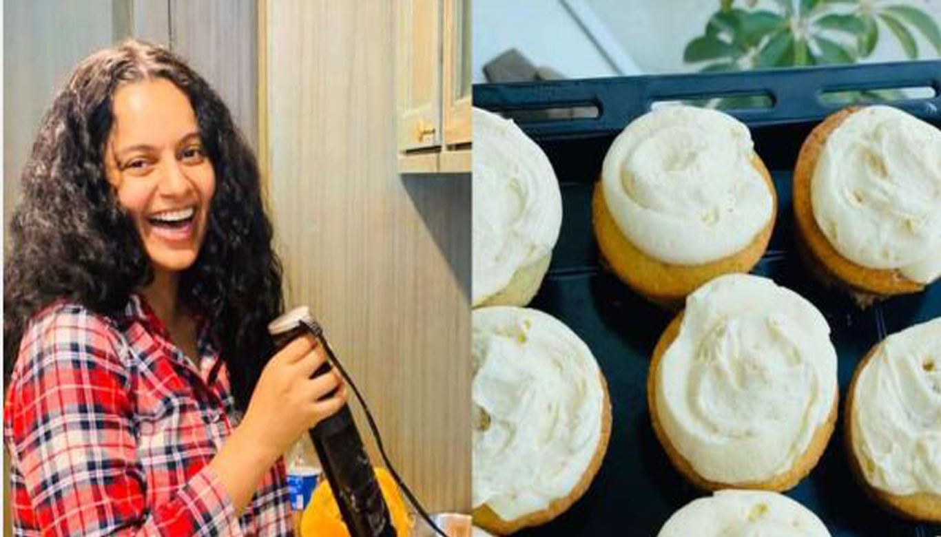 Kangana Ranaut channels her chef inside and prepares tasty cupcakes in the lockdown