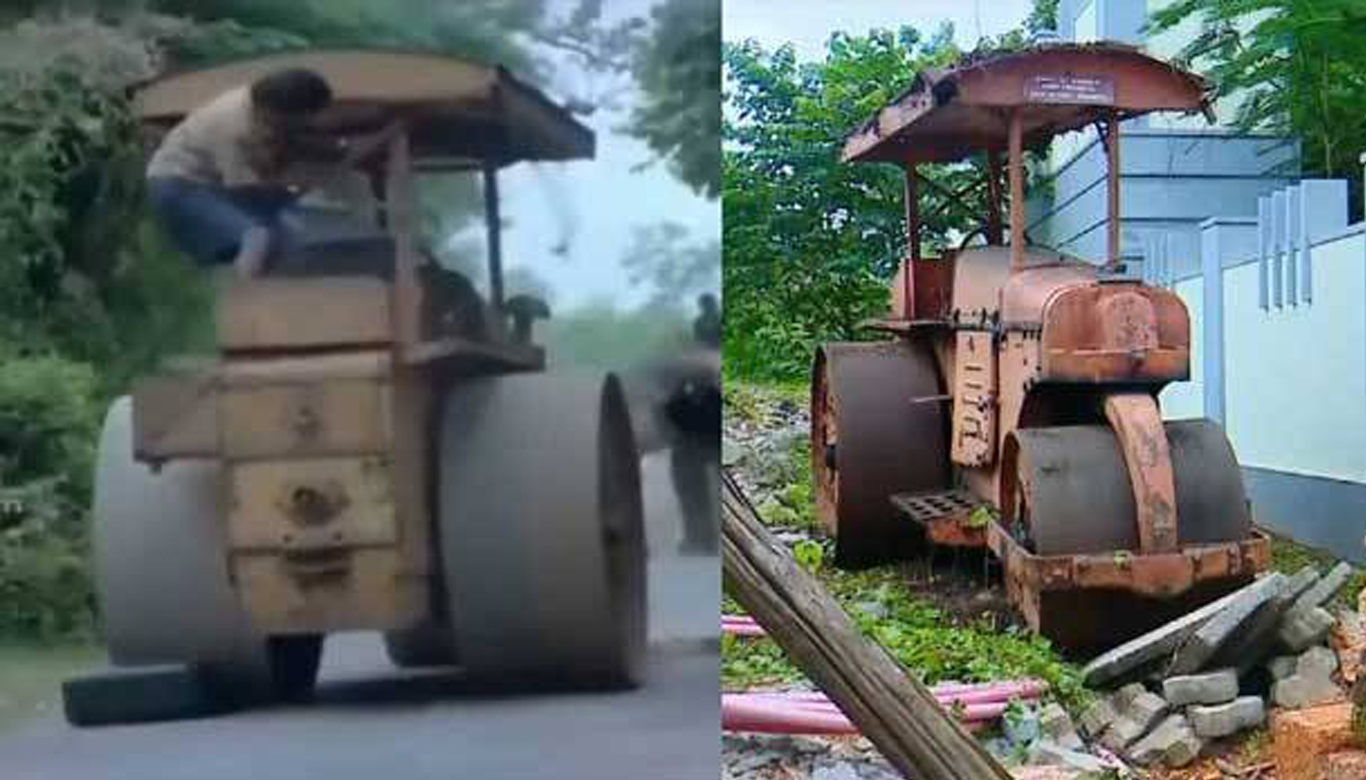 Road roller of ‘Vellanakalude Nadu’ for auction: New CP arrives to buy it