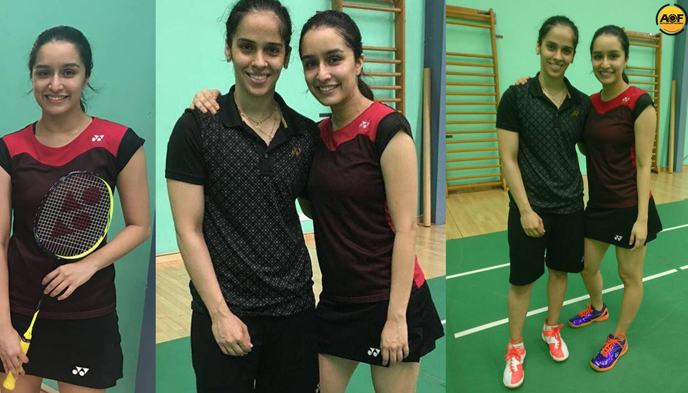 Saina Nehwal biopic: Shraddha Kapoor trains with badminton star in a special session