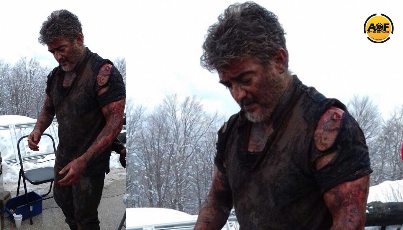 Thala Ajith picture on the sets of Vivegam goes viral