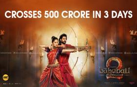 Baahubali 2 Box office collection crosses Rs 500 crore mark on day 3
